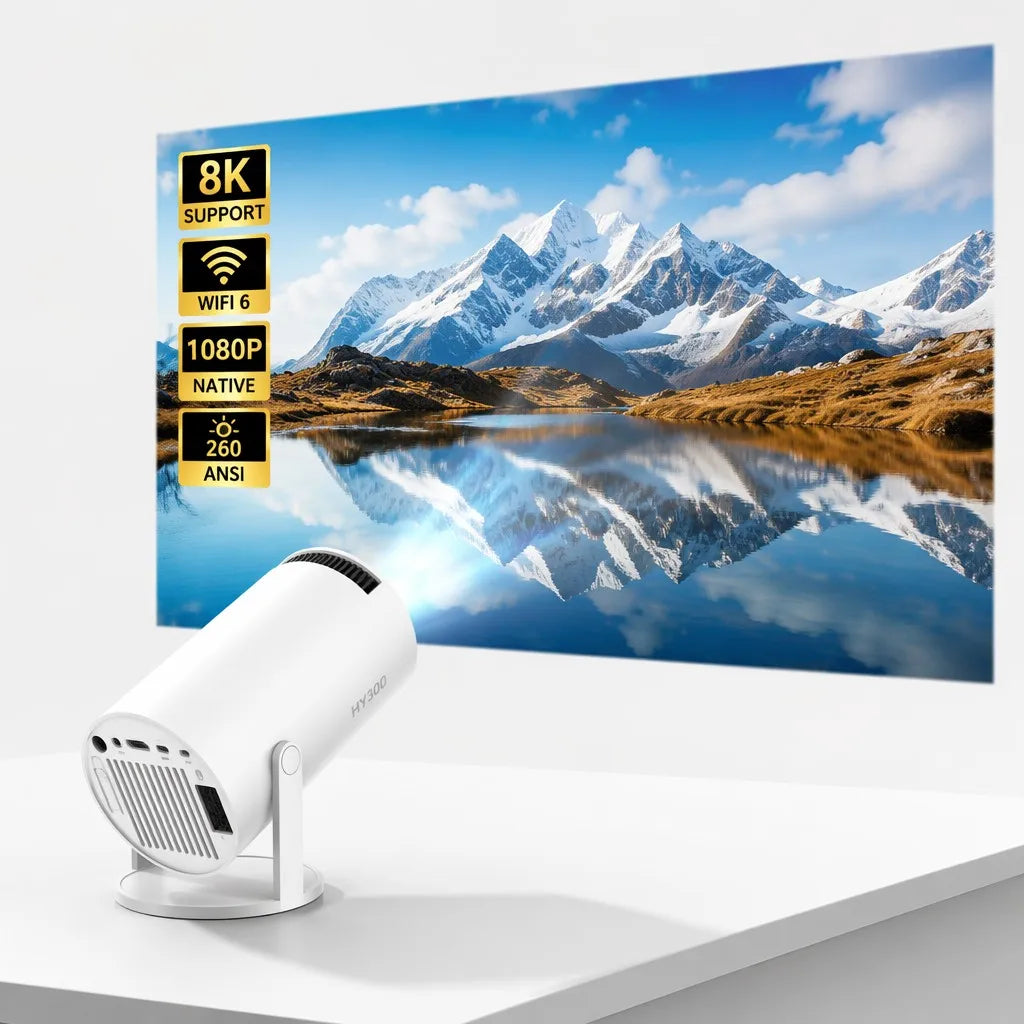 Mini Proyector Smart 4K - Cine en Casa Portátil